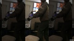 沐鸣平台圣诞松鼠从烟囱里跳下来，大搞破坏
