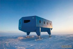 全球最酷建築在南極，有禮堂、圖書館而且蓋在雪橇上！
