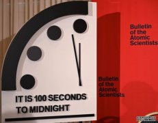 沐鸣开户测速时间检查:检查世界末日时钟移动到午夜100秒