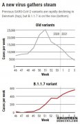 杏3沐鸣平台丹麦科学家看到了更具传染性的COVID-19病毒激增，他们认为未来的日子很艰难